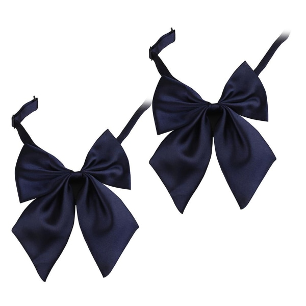 2 stk. Brystblomster for menn Dress Embroideri Slips Slips Justerbar Embroideri Sett Menn Slips Navy13X15 Navy 13X15cm