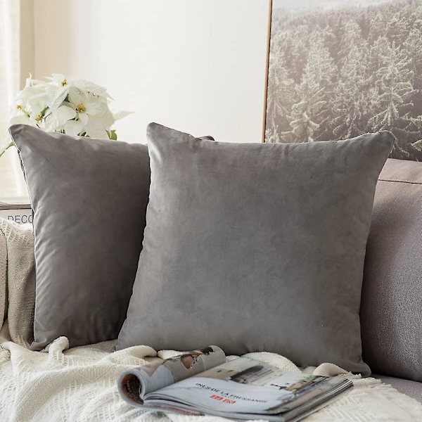 Utomhuskuddfodral, Set om 4 Vattentäta Gröna Bladmönster Soffa Kuddfodral för Patio Trädgård Vardagsrum Sovrum Dekoration, 45x45cm -b