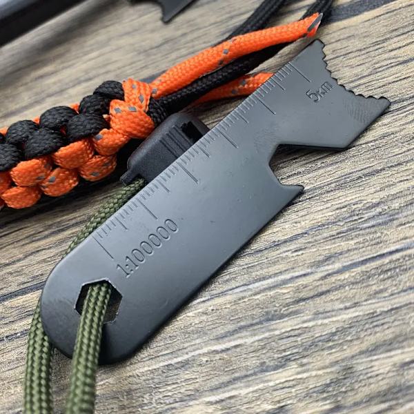Brannstartersett for Camping/Fotturer Ferro Rod Brannstarter - Alt-i-ett Magnesium Brannstarter - Tenningssystemet 2 stk