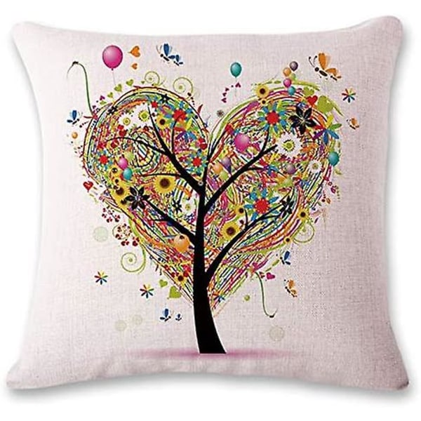 Mörkblå 45x45cm Mjuk Bomullsblend Kuddfodral för Dekorativ Soffa Kudde, 2 St Scandiska Golvkuddfodral