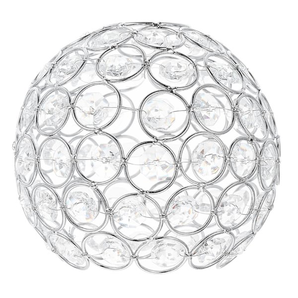 Glas Dekor Bordlampe Skærme Gulvlampe Skærm Glas Lampe Skærm Dekorativ Lampe Skærm Sengeborde Lampe Skærme Sølv 11X11X11CM Silver 11X11X11CM
