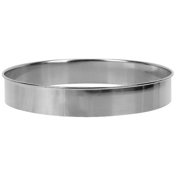 Pizzasåsring Crumpets Ring Pizzaring Rundformad pizzabakningsring för hemSilver22,5x22,5cm Silver 22.5x22.5cm