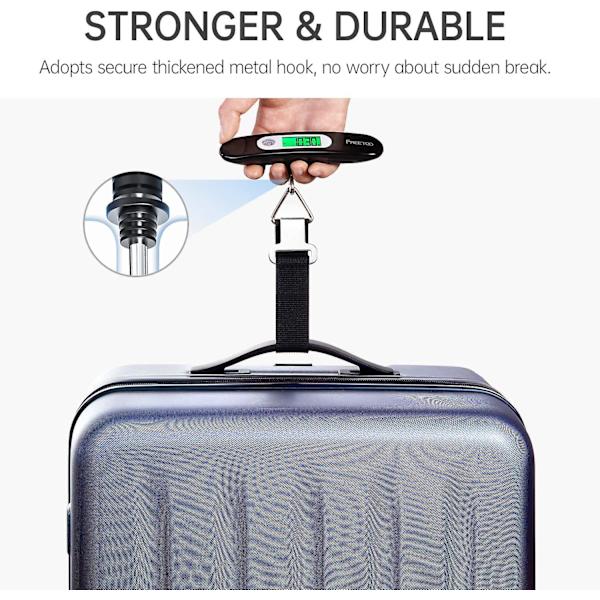 Elektronisk Bagagevåg Bärbar Vågskala Digital Bagagevåg Max 50kg/110lb (lb,g,oz,kg) Elektronisk Vågskala/Tarafunktion/Resa/Shopping/Postkontor/d