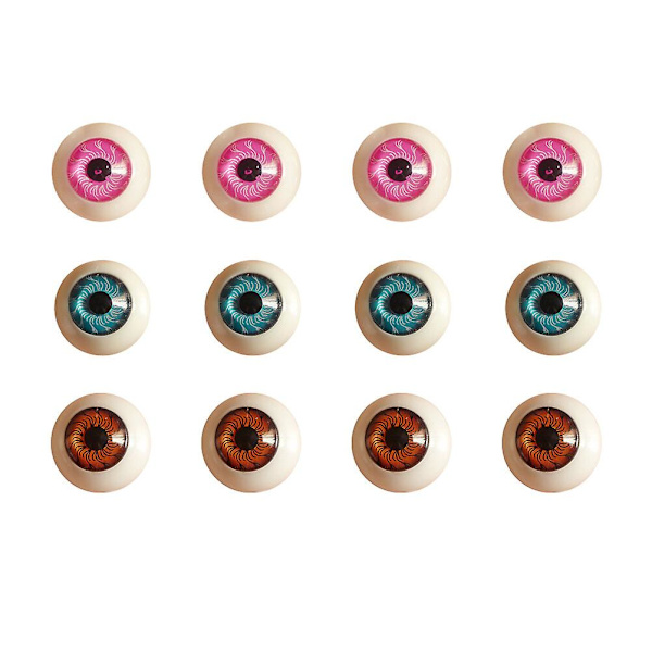30 st Animala Leksaker DIY Dockögon Falska Ögon DIY Falska Djurögon Runda Glas Drakögon 2x2cm 2X2cm