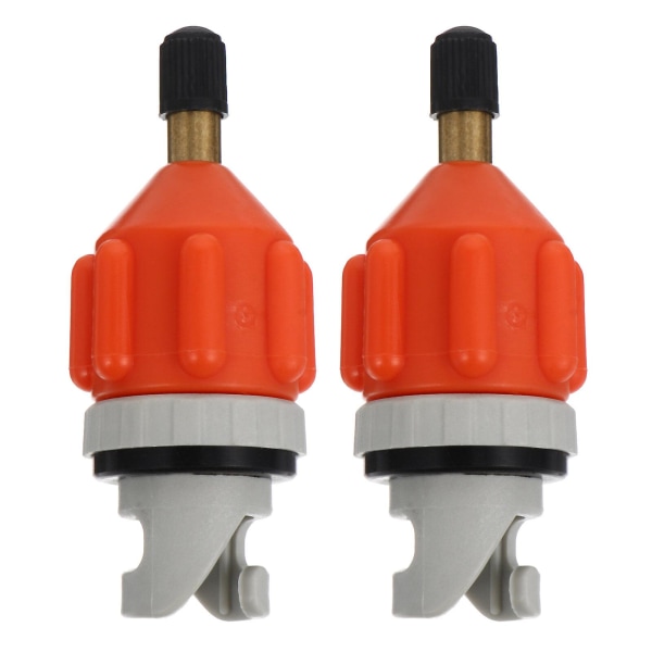 2 stk Luftpumpe Adapter for Oppblåsbare Padlebrett Padlebrett Adapter Brettpumpe Adapter Luftpumpe Orange 9X4CM