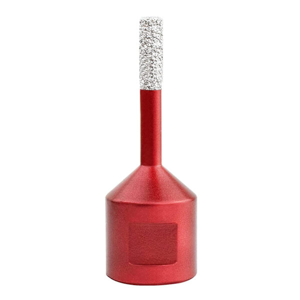Diamant Hålsåg Borr, Högpresterande Löd Hålsåg för Kakel/Granit/Marmor/Porslin/Glas/Keramik (2 st, Röd)