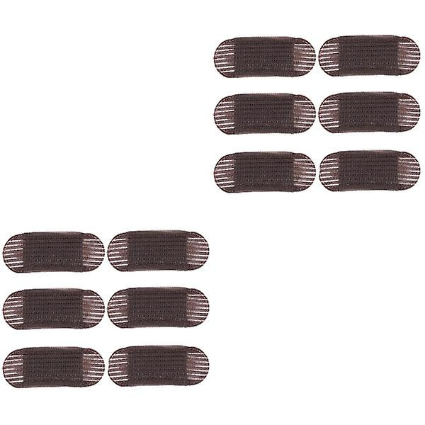 18 kpl Naisten Volyymi Bump-Lisäosat Hiusten Pohjat Hiusten Muotoiluvälineet Bump-Tynyt 12 kpl 7X2.8X0.5CM 12 pcs 7X2.8X0.5CM