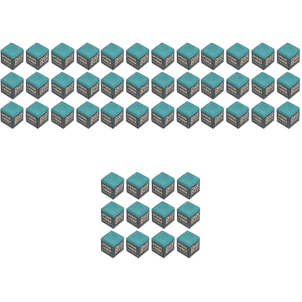 60 kpl Keppijauhetta Pöytäpöytä Keppiliitu Biljardi Pelivarusteet 48 kpl 2,5x2cm 48 pcs 2.5x2cm