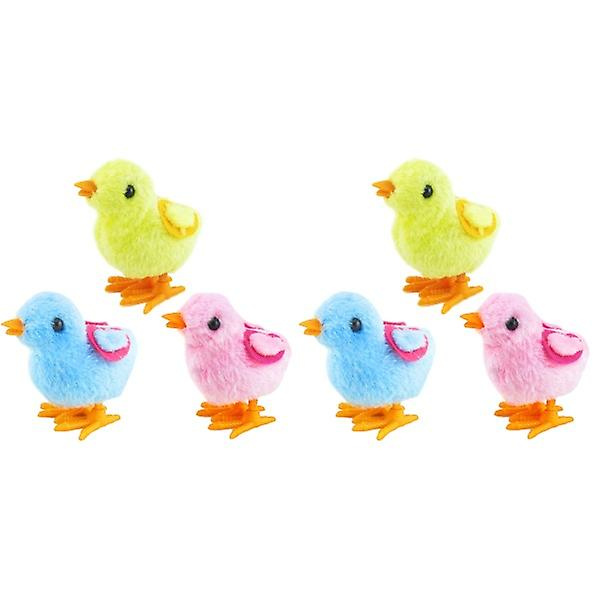 9 st. Uppdragning Leksaker Påskleksak Uppdragning Hoppande Kyckling Plysch Kycklingar Leksaker Party Favors Leksak För Barn ( 6 pcs 3pcs