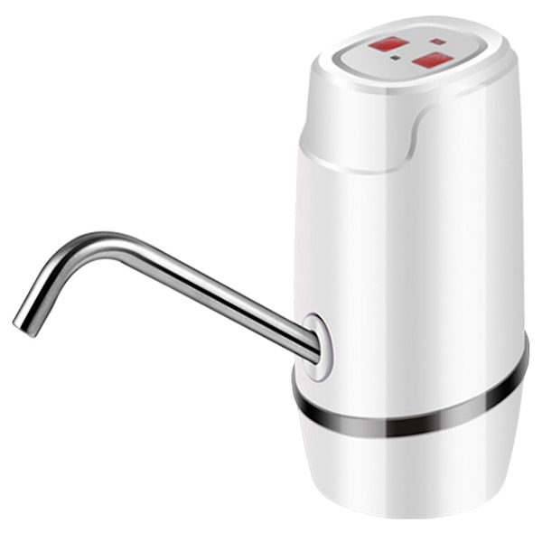 1 st. Laddningsbar Vattenpump Enhet Bärbar Tunnvattenutdragare Hushålls Elektrisk Vattenspridare White 14X9X9CM