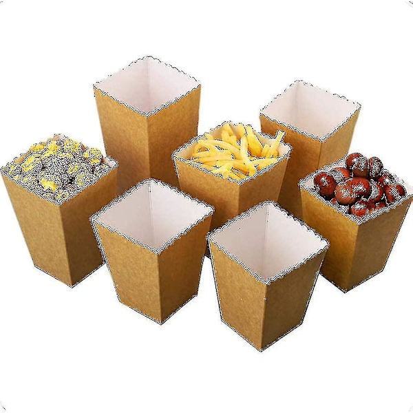 30 st Popcornlådor Popcornlåda Godisbehållare För Festsnacks, GodisS S