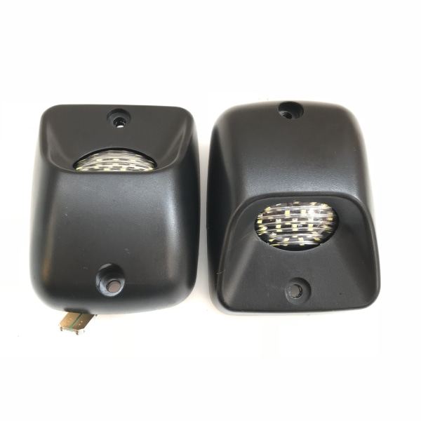 LED-nummerskiltlys Lampebytte kompatibel -LED-nummerskiltlys Taglampe Linsehus Hvite pærer Montering