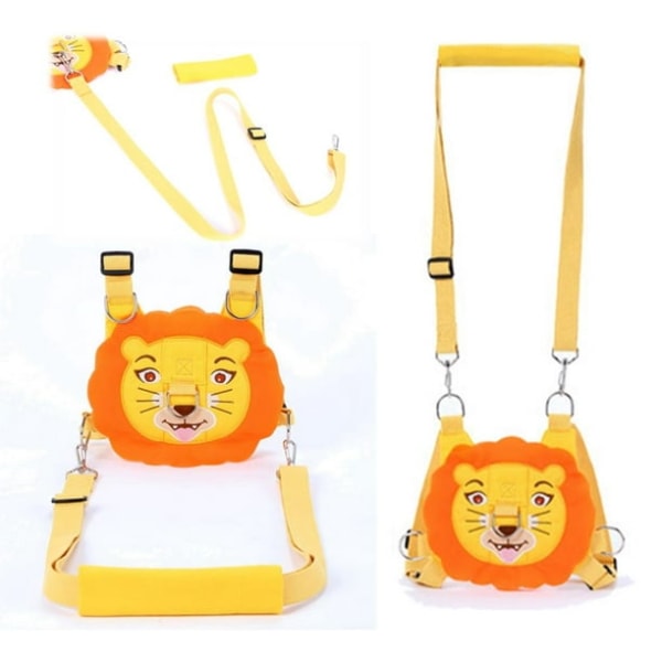 Katoamisen estävä köysi taaperoille - oranssi leijona, 24 x 17 cm lasten katoamista estävä vyö