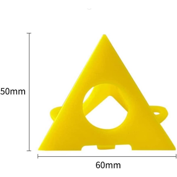 Måla Pyramider, Färgsprayfäste Icke-klibbigt Triangulärt Stativ Färgsprayverktyg Bärbar Sprayfäste Plast Träbearbetningstillbehör (1 set (10 st