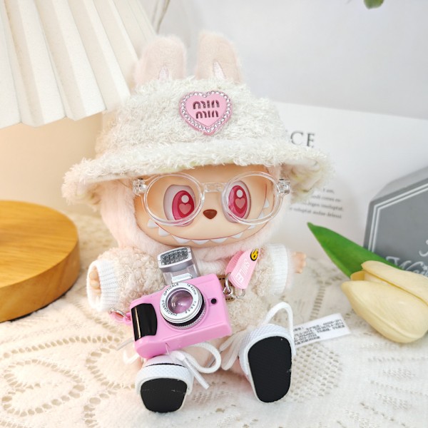 /RYI/ Mini Kläder för Labubu Set Gosiga Labubu Kläder Söt Hatt och Klädset Labubu Kläder 27 as color(no doll)