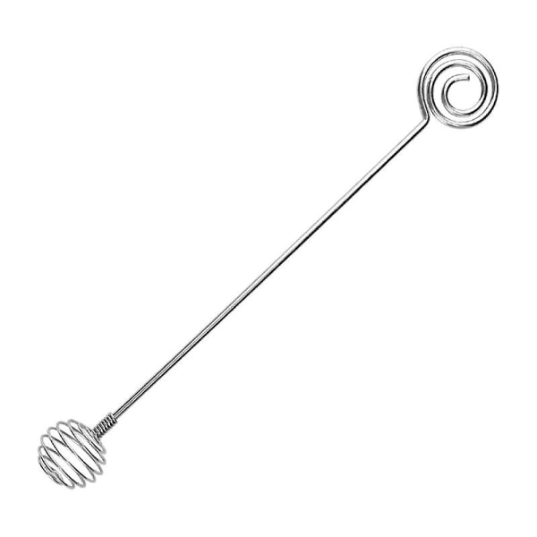 Rustfritt Stål Swizzle Sticks Blandingsstirrer Med Langt Håndtak Bærbar Mixer Stirrer For Kaffe Drikke Cocktail Varme Drikke Salong Fest Tilbehør (4stk