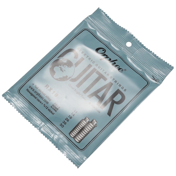 10 Set 6st/set Gitarrsträngar Rx19 Nickel Legering Sträng Super Lätt