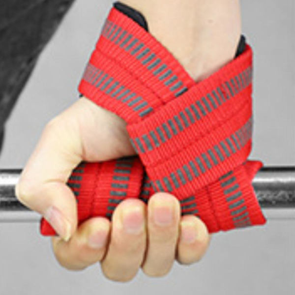 Lyftremmar för Styrketräning, Bodybuilding, Powerlifting, Styrketräning och Marklyft Röd Red
