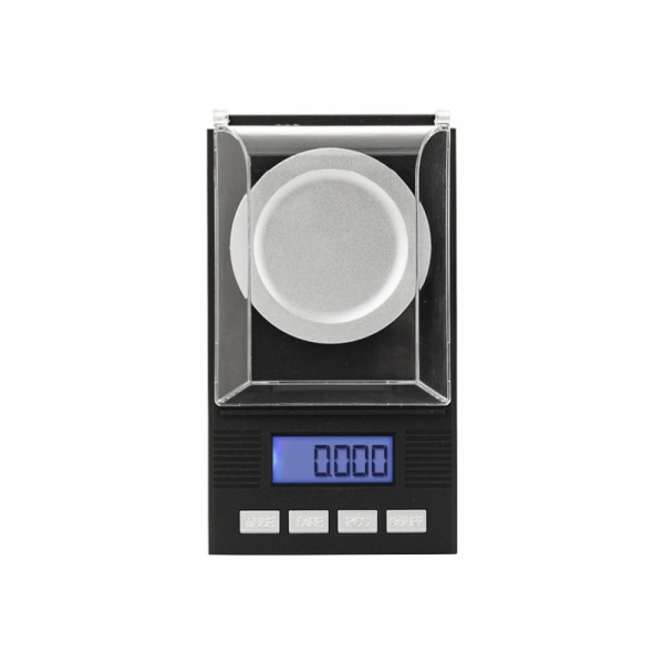 Ultra Mini-skala, 100 g x 0,001 g digital lommevægt, gram og oz 6 enheder, gramskala med LCD-skærm, tara,