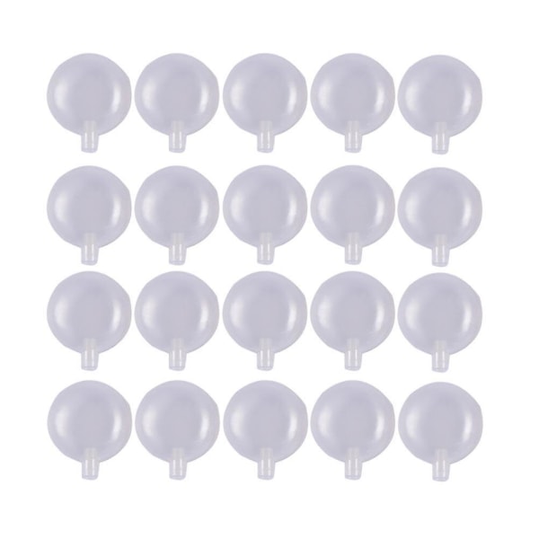 50 stk Legetøjsindsæt Støjmager Indsæt Udskiftningstilbehør Reparationsværktøjer Hvid 4X4X1.8CM White 4X4X1.8CM