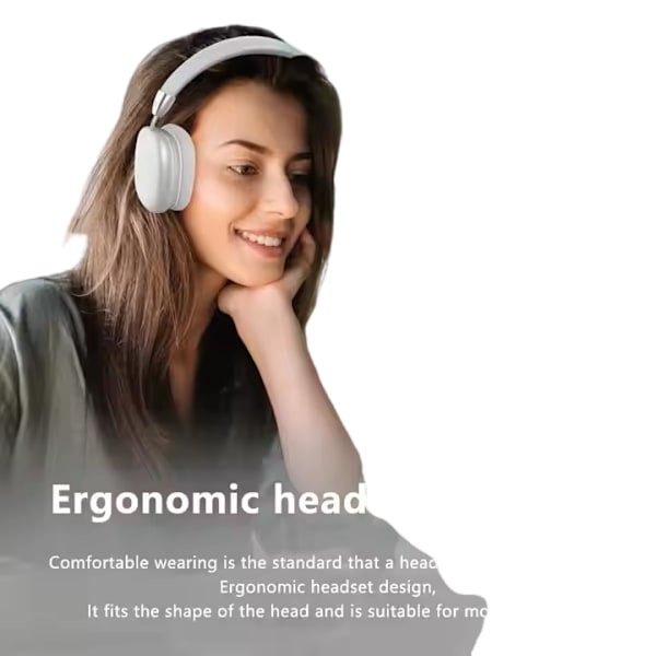 RY/Hifi P9 PRO MAX Langattomat Kuulokkeet Vahva Basso Subwoofer Type-C USB Liittimet Stereo Kanava Pelaamiseen DJ Ilmailu Edullinen Pink Built-in Microphone