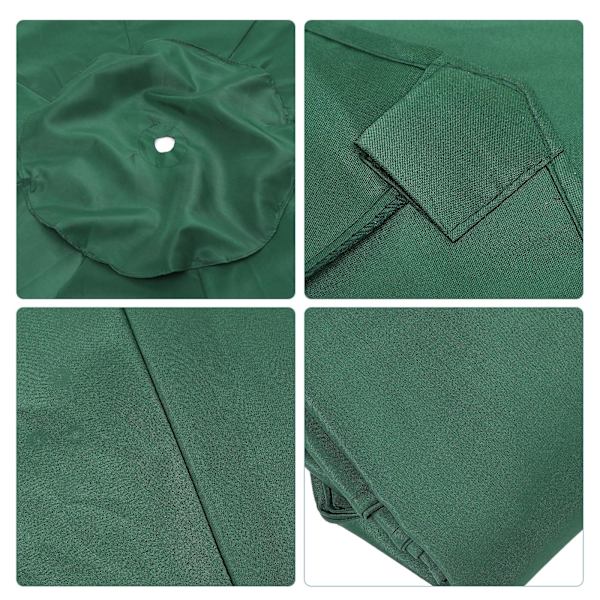 1 stk Strandparasol Baldakin UV-beskyttelse Parasol Baldakin Udendørs Parasol Baldakin Uden Parasol Stativ Green 300X300cm