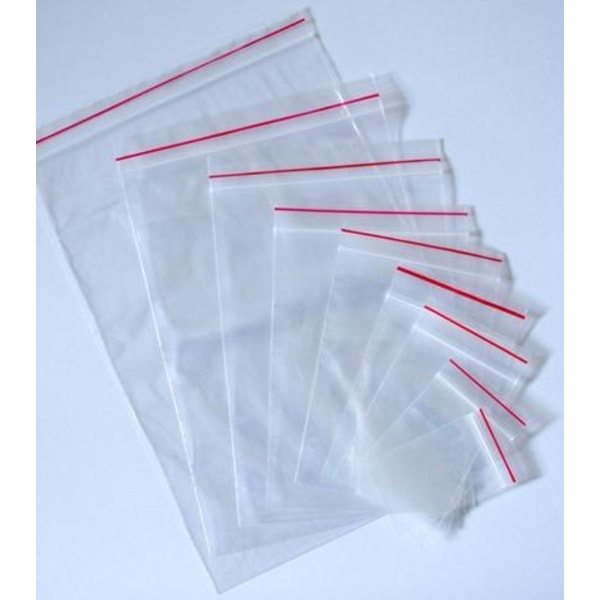 RY-100ck 5x7 cm Zip-påsar med dragkedja