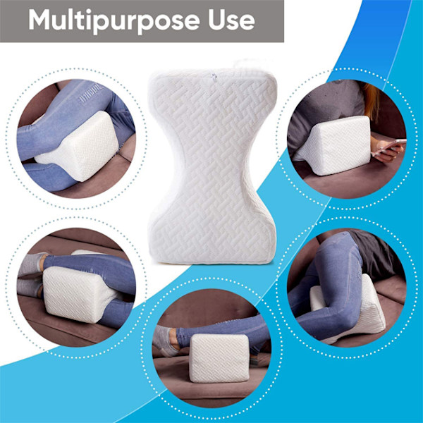 Ergonomisk Knepute for Bein med Memory Foam Firkantet Pad Laptop Pult Armlene Memory Foam Vevd 100% Polyester 26*20*15cm_xrzi 1