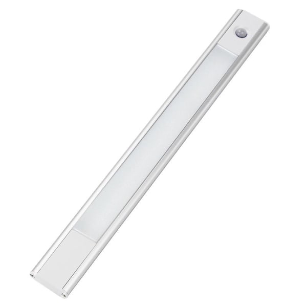 LED Skåplampa, Batteridriven Lampa Rörelsesensor Lampa Uppladdningsbar Under Skåpbelysning Nattlampa För Garderob, Skåp, Kök, 40cm
