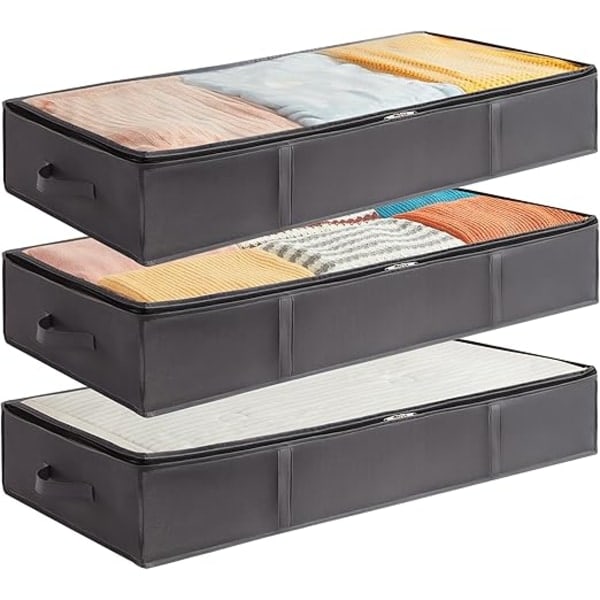 Under Bed Storage Container 3-Pack, Large Capacity Bags for Blanket Storage, Reinforced Handle, Organize and Store Clothes_ry