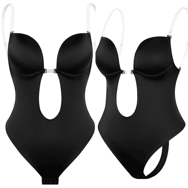 Body Shaper BH-korsett Usynlig BH Body Dress Dame Body Suit L L