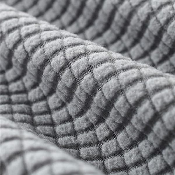 Sänggavelöverdrag dammtät polyester stretchskydd maskintvättbart repskydd för barn husdjur sovrum 120x70cm ljusgrå