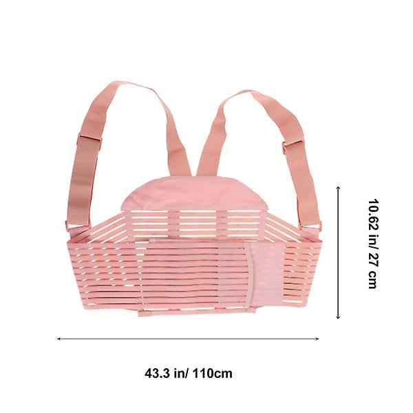 Raskausvyö Olkahihnoilla Säädettävä Raskausvatsan Tukivyö Vaaleanpunainen XL Pink XL