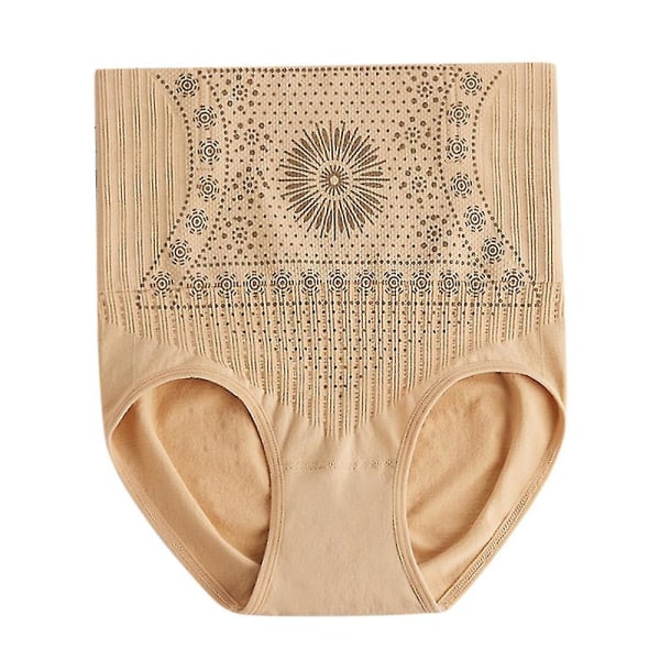 Super Slimmy Unik Fiber Gendannelse Butt Lift Formende Undertøj Shapewear Åndbar Blød Dame Gul L Yellow