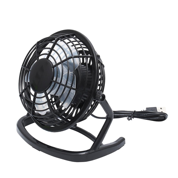 Portable Table Table Small Fan Battery Powered Rechargeable Desk Fan Electric Fan Bed FanBlack14.9X9