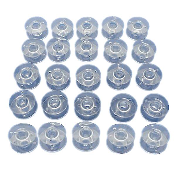 25 stk 2,1 cm Klart Plast Hjemmesøm Symaskin Spole 25pcs