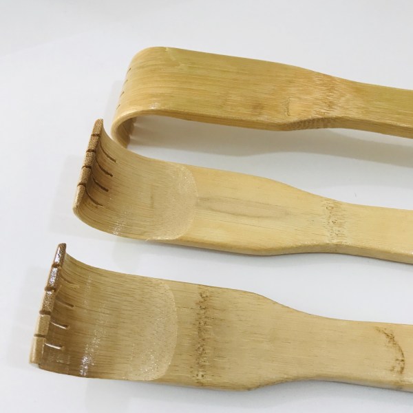 Självterapeutisk bambu ryggskrapa för vuxna män kvinnor, självbehandling av trä rygg kliande artefakt (18,5 tum) 5 st