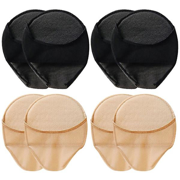 4 Par Slidstærke Tåsokker Komfortable Metatarsal Puder Daglig Brug Forfodspuder Assorterede Farver Assorted Color 11X10CM
