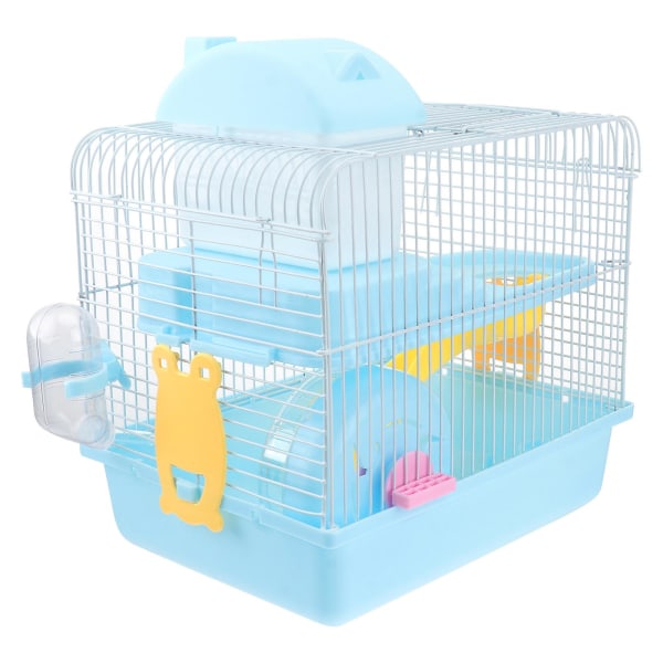 Kaninbur, Udendørs Kaninbur, Rottebur, Bur Villa, Lille Dyr, Hamster Rejsebur, Hamster Gerbil Bur, Blå Blue