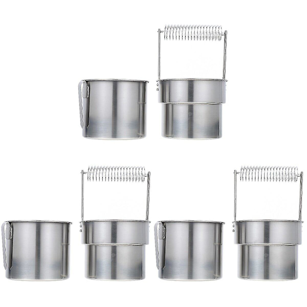 5 stk. Rustfrit Stål Kunstner Penslebassin Malepenselvasker Malepensel Vask Tool3pcs20X10.8cm 3pcs 20X10.8cm