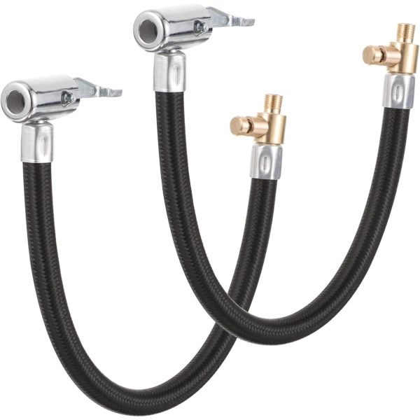 Luftkompressor slang luftpump för bildäck metall slang däck luftpump slangadapter flexibel luftkompressor bilanslutning