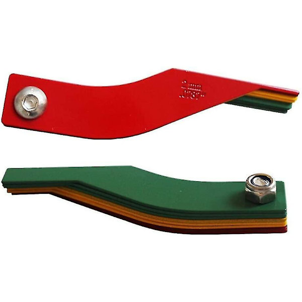 Tykkelsesmåler Skydelære Føler Gauge Måleinstrument Værktøj Bil Bremseklods Metal Detektorer Auto Dele System Tilfældig Farve (1 stk, multicolor)