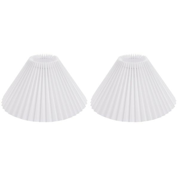 4-pack Plisserad Lampskärm Chandelier Lampskärm Golvlampa Ljusskydd E27 2 st 28X28CM 2pcs 28X28CM