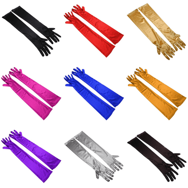 Brudhandskar Bröllopshandskar Balhandskar Tillbehör Röda Bröllop Brudhandskar