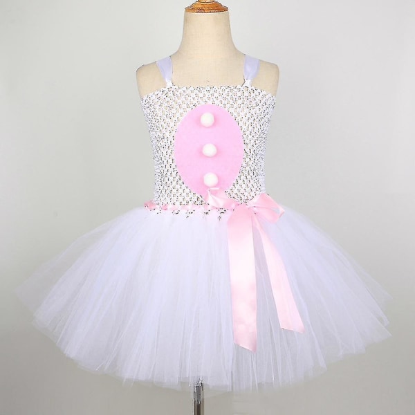 Babyflicka Påskkanin Tutu Klänning För Barn Kanin Cosplay Kostymer 8-9 År 8-9Y