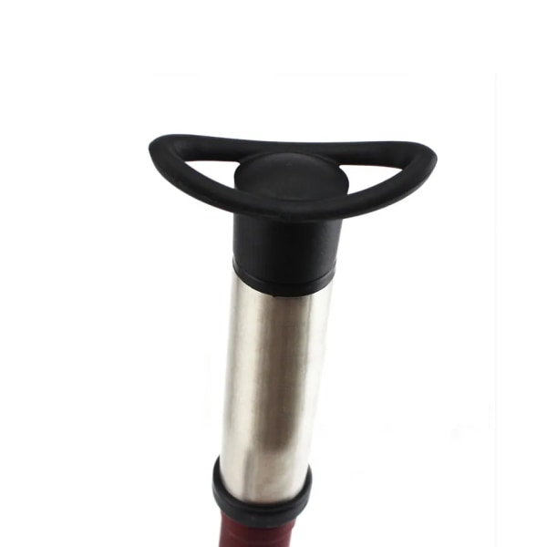 Vinprop og rødvinsvakuumpumpe, vinbesparer i rustfrit stål med 6 vakuumpropper til vinflasker - fødevaregodkendte materialer til at holde vinen frisk