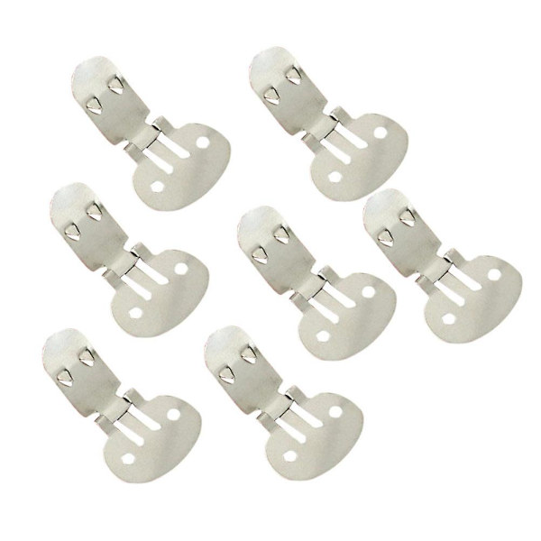 100 stk. Blanke Sko-Klips i Rustfrit Stål DIY Håndværk Fund Accessories (32mm X 20mm) Sølv 100 stk. Silver 100pcs
