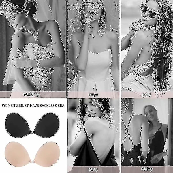 Liimautuva Rintaliivit Olkaimeton Tarttuva Näkymätön Push Up Silikoni RintaliivitFSKIN F SKIN