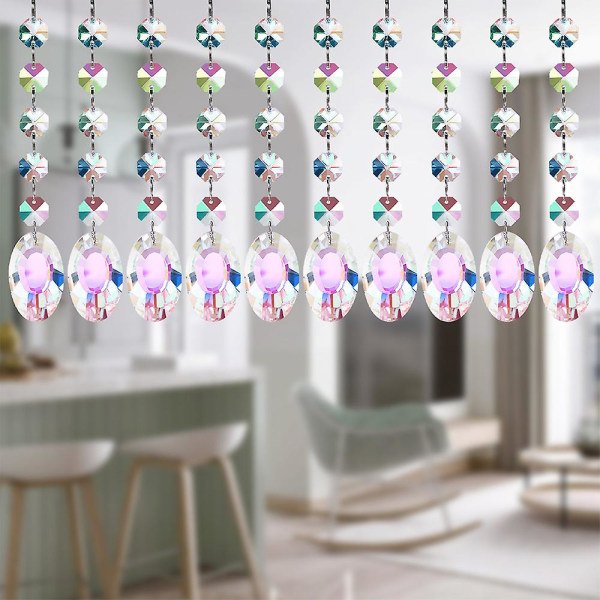 7-pack Crystal Daylighter Prisma hängande för fönster Trädgårdsdekoration presenter