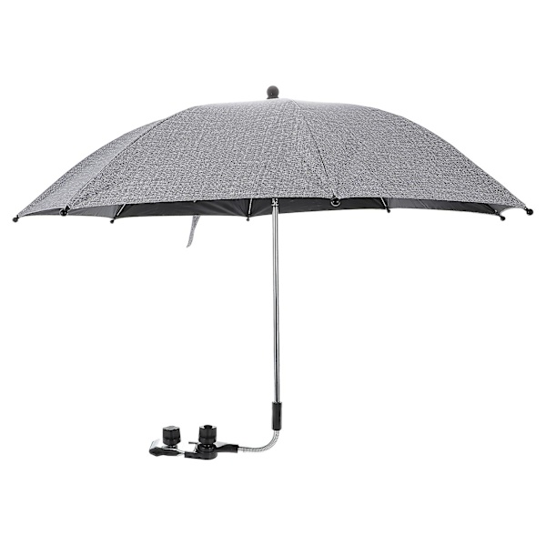 Solskydd för barnvagn, paraplyklämma - solskyddsparaply, barnvagnsparaply, solskydd för barnstol på stranden Grey 79x85x80cm